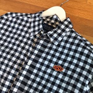 Oklahoma State University OSU Cowboys button-down